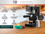 Cafetera Gadnic CME01 Expreso Automática Espumador Acero Inoxidable 950W