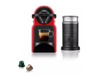 Cafetera Nespresso Inissia Rojo + Aeroccino