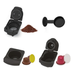 Cafetera Expresso Daihatsu Clooney NSPRE 50 Multicapsula 20 bares Negra