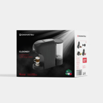 Cafetera Expresso Daihatsu Clooney NSPRE 50 Multicapsula 20 bares Negra