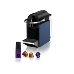 Cafetera Nespresso Pixie Blue Curva D62-AR-SI-NE