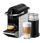Cafetera Nespresso Pixie Silver Curva + Aeroccino A3KD62-AR-SI-NE-LOCAL