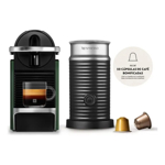 Cafetera Nespresso Pixie Verde Curva + Aeroccino A3KC62-AR-GR-NE-LOCAL