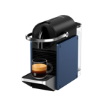 Cafetera Nespresso Pixie Azul Curva + Aeroccino A3C40-AR-RE