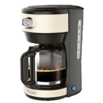 Cafetera De Filtro Westinghouse Blanco Retro 1.25 Lts 1000W