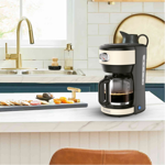 Cafetera De Filtro Westinghouse Blanco Retro 1.25 Lts 1000W