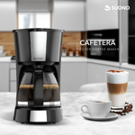 Cafetera Electrica Suono HOG0157 de Filtro 600Ml 6 Pocillos