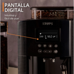 CAFETERA KRUPS ESPRESSO FULL AUTO DISPLAY EA815070 - NEGRA 15 BARES DE PRESION
