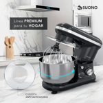 Batidora Planetaria Suono HOG0328 5 Lts 1000W Negro