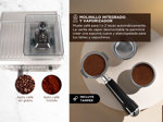 Cafetera Espresso Gadnic y Molinillo Integrado 