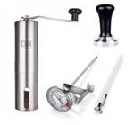 Set de Barista Gadnic Cafetería Molinillo Tamper y Termómetro Cafe