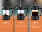 KIT Molinillo De Cafe Profesional CG165 + Cafetera Manual Francesa Gadnic 