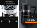 KIT Molinillo De Cafe Profesional CG165 + Cafetera Manual Francesa Gadnic 