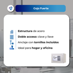 Caja Fuerte Digital Electronica de Seguridad Waggs con Combinación 22 X 17CM