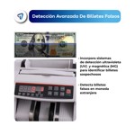 Contadora de Billetes Maquina Fija con Detector Billetes Falsos Waggs