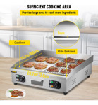 Plancha Eléctrica Comercial 29 Teppanyaki 3000w 110v