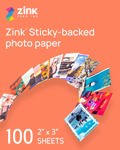 Paquete de papel adhesivo fotográfico Canon ZINK 2 x 3 (100 hojas)