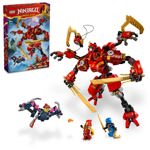 Mech de juguete LEGO NINJAGO Ninja Climber de Kai con 4 figuras de ninjas