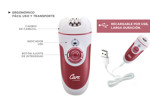 Depiladora eléctrica 4 en 1 Gadnic para mujer pierna cara inalámbrica recargable USB