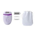 Depiladora Philips BRE275/00 Satinelle Essential Blanca y Morado