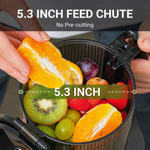 Exprimidor Eléctrico Amzchef 5.3 Para Frutas Y Verduras
