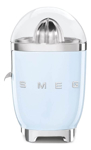 Exprimidor De Cítricos Smeg Retro Azul Pastel 50s