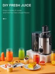 Exprimidor HOUSNAT para frutas y verduras enteras, 400 W, 450 ml, 2,65 kg