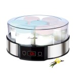 Yogurtera Smart Tek Digital 7 Jarros Vidrio Maquina Casero