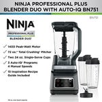 Licuadora automática Ninja 1400W - Gris oscuro