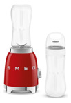 Licuadora Personal Smeg Retro Con 2 Botellas, Color Rojo