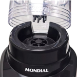 Licuadora Mondial Turbo Inox 3 L black L-1000BI