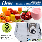 Licuadora portátil Oster Osterizer Classic 1.25 L con jarra de vidrio 220V
