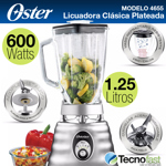 Licuadora portátil Oster Osterizer Classic 1.25 L con jarra de vidrio 220V