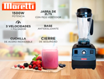 Licuadora Industrial Moretti Irrompible 2L 1500w Pica Hielo