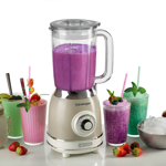 Licuadora de vaso de vidrio Ariete LI583BE Beige
