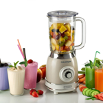 Licuadora de vaso de vidrio Ariete LI583BE Beige