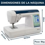 Máquina de Coser Electrónica Lumina Potenza 180 Diseños