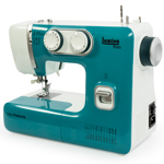 Maquina de Coser Lumina Flora Turquesa Trabajos Pesados con 24 Diseños de Puntada