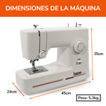 Maquina de Coser Lumina Vento con 18 Diseños de Puntada