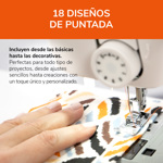 Maquina de Coser Lumina Vento con 18 Diseños de Puntada