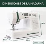 Máquina de Coser Lumina Luxor Computarizada 146 Diseños de Puntada