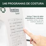 Máquina de Coser Lumina Luxor Computarizada 146 Diseños de Puntada