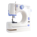 Máquina De Coser Nictom Mc05 Portable 12 Puntadas Pedal Luz