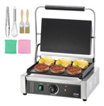 Parrilla Panini Eléctrica 1800 W Acero Inoxidable