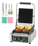 Parrilla Comercial Panini Eléctrica 1800 W Inoxidable