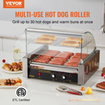 Parrilla De Rodillos Vevor Para Hot Dogs 1650 W