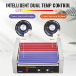 Parrilla De Rodillos Vevor Para Hot Dogs 1650 W