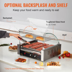 Parrilla De Rodillos Vevor Para Hot Dogs 1650 W