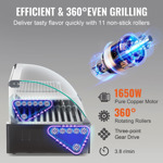 Parrilla De Rodillos Vevor Para Hot Dogs 1650 W