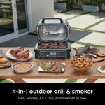 Ninja Og850 Woodfire Pro Xl Parrilla Y Ahumador Portátil
